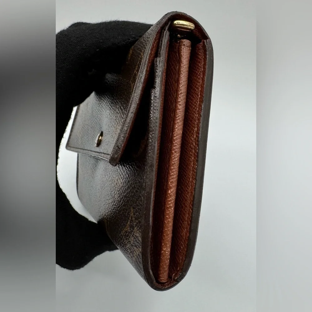 Louis Vuitton Brown Monogram Wallet | Professionally Refurbished